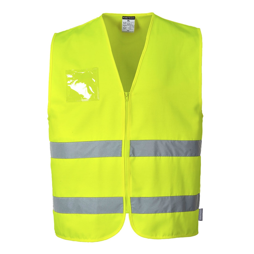 Gilet HV polycoton - Jaune