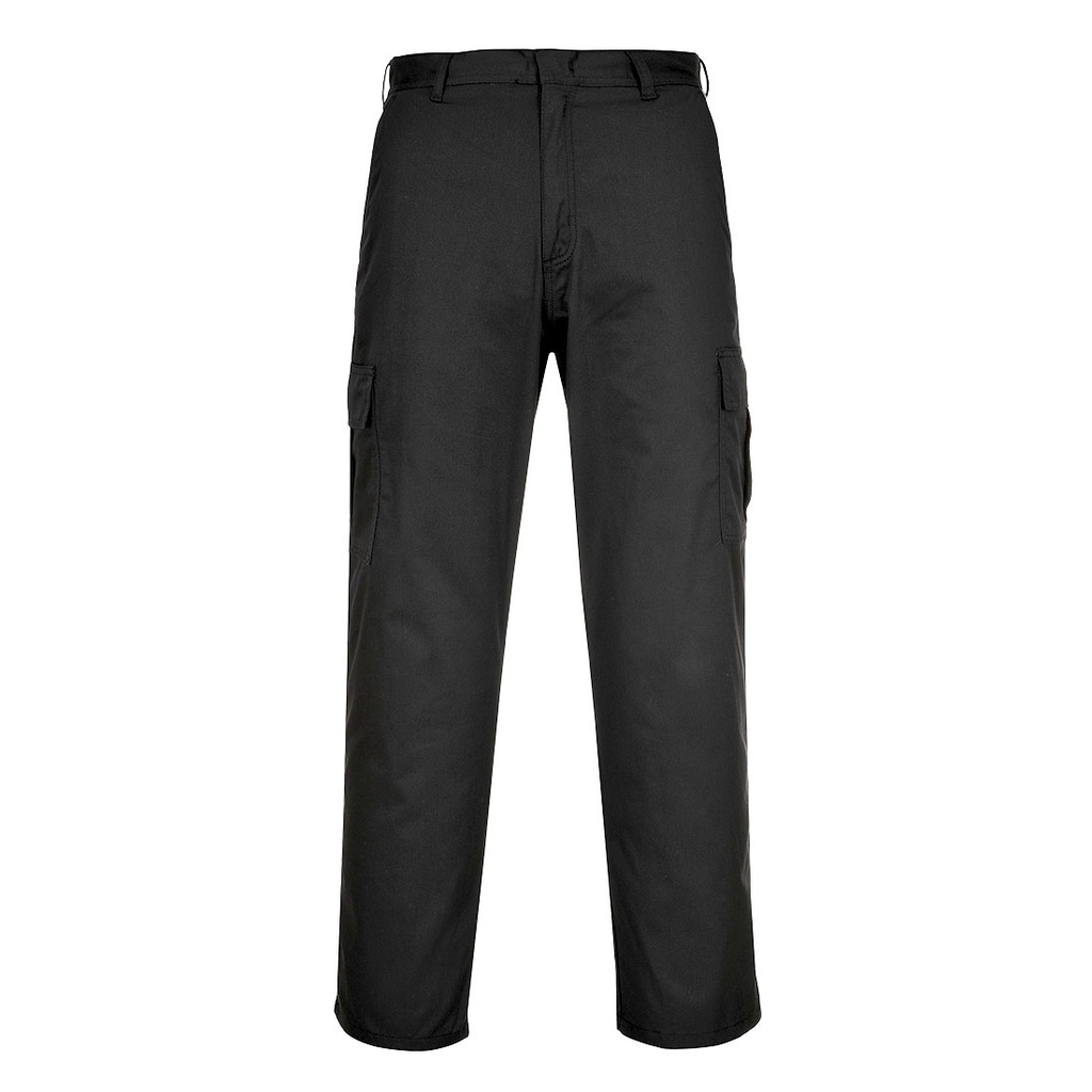 Pantalon combat avec poche genoux intérieur - Noir