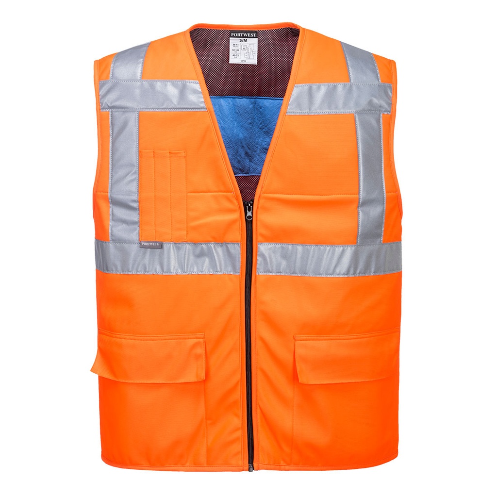 Gilet HV rafraîchissant - Orange