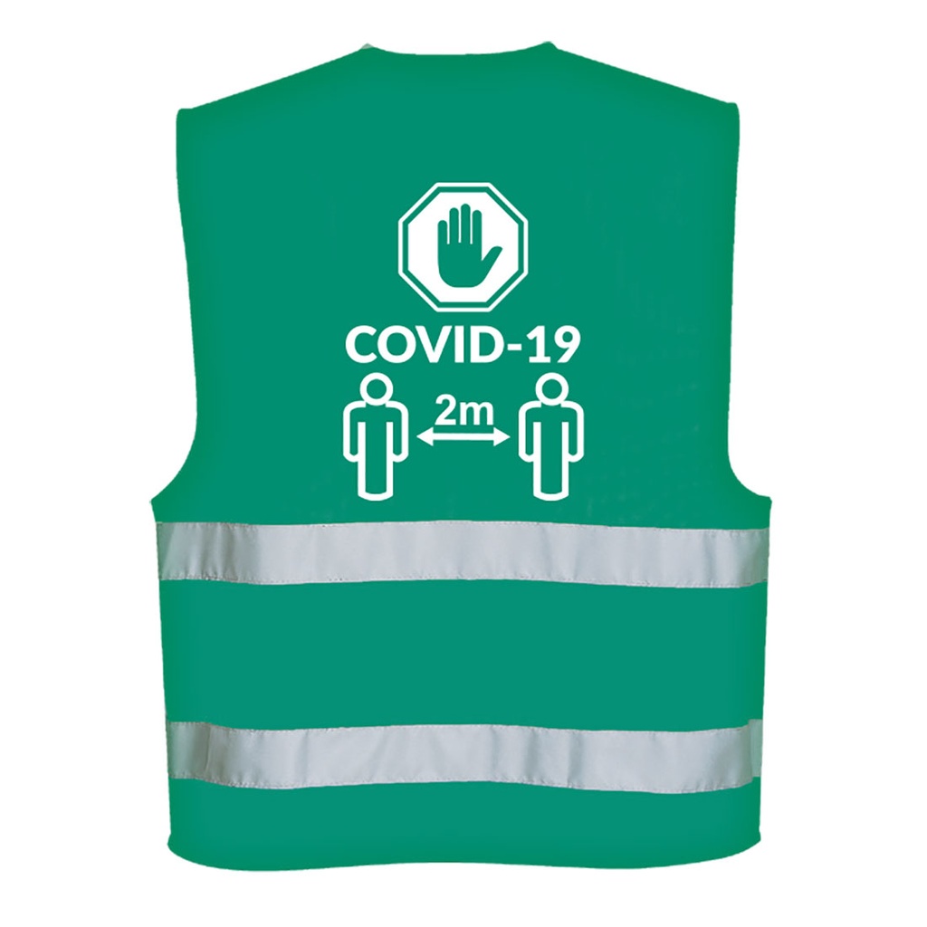 Gilet de conformité 2m - Vert bouteille