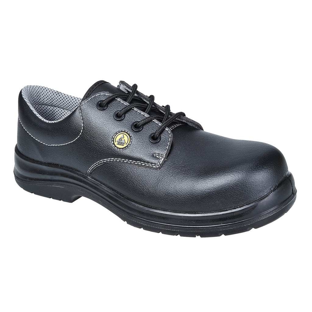 Chaussure de sécurité à lacets Composite ESD S2 - Noir