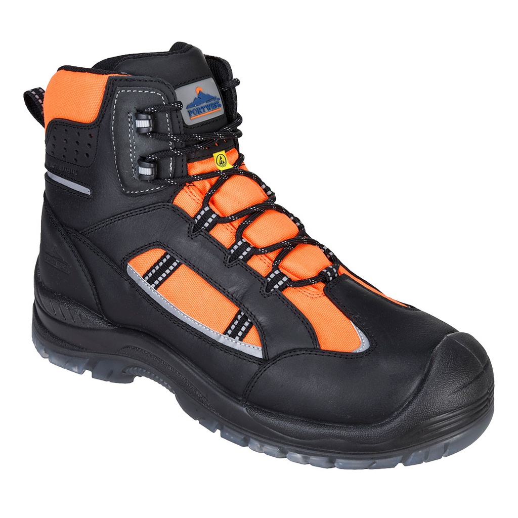 Chaussure montante PORTWEST Compositelite Retroglo Hi-Vis S3 WR ESD - Orange