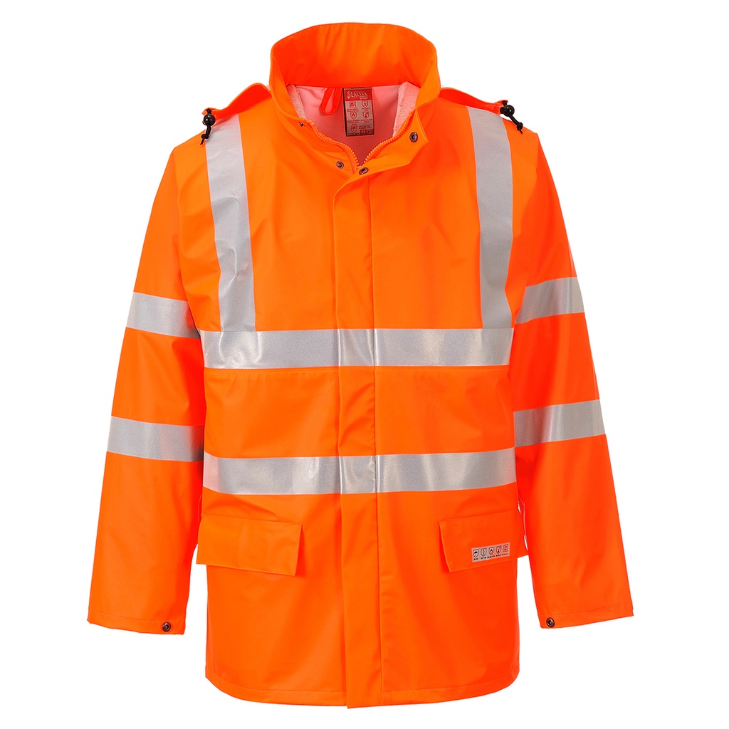 Veste de pluie HiVis FR Sealtex - Orange