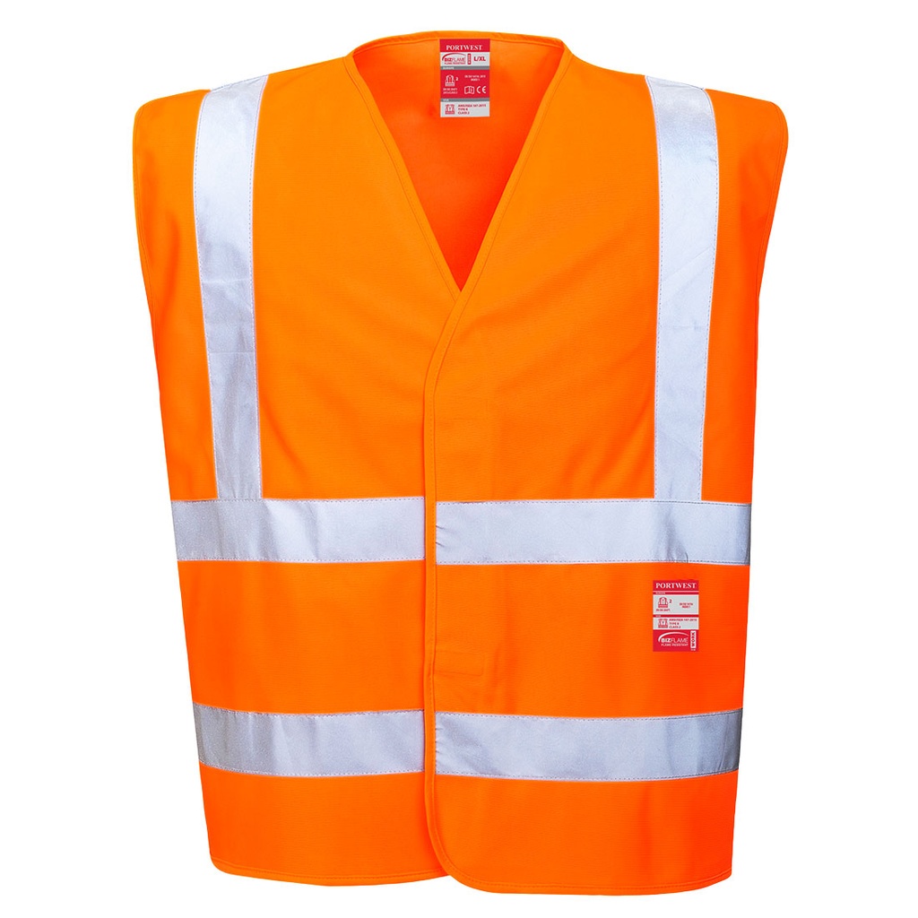 Gilet HV Résistant à la flamme - Orange