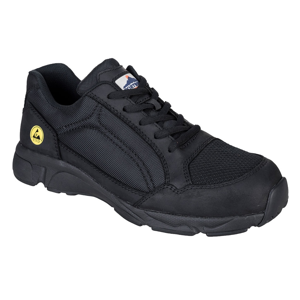 Portwest Compositelite ESD Tees Trainer S1P - Noir