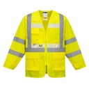 Gilet avec manches Executive Glowtex - Jaune