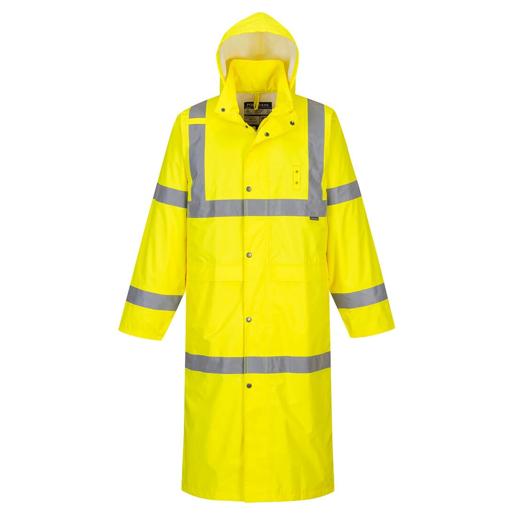 Manteau de pluie HiVis 122cm - Jaune