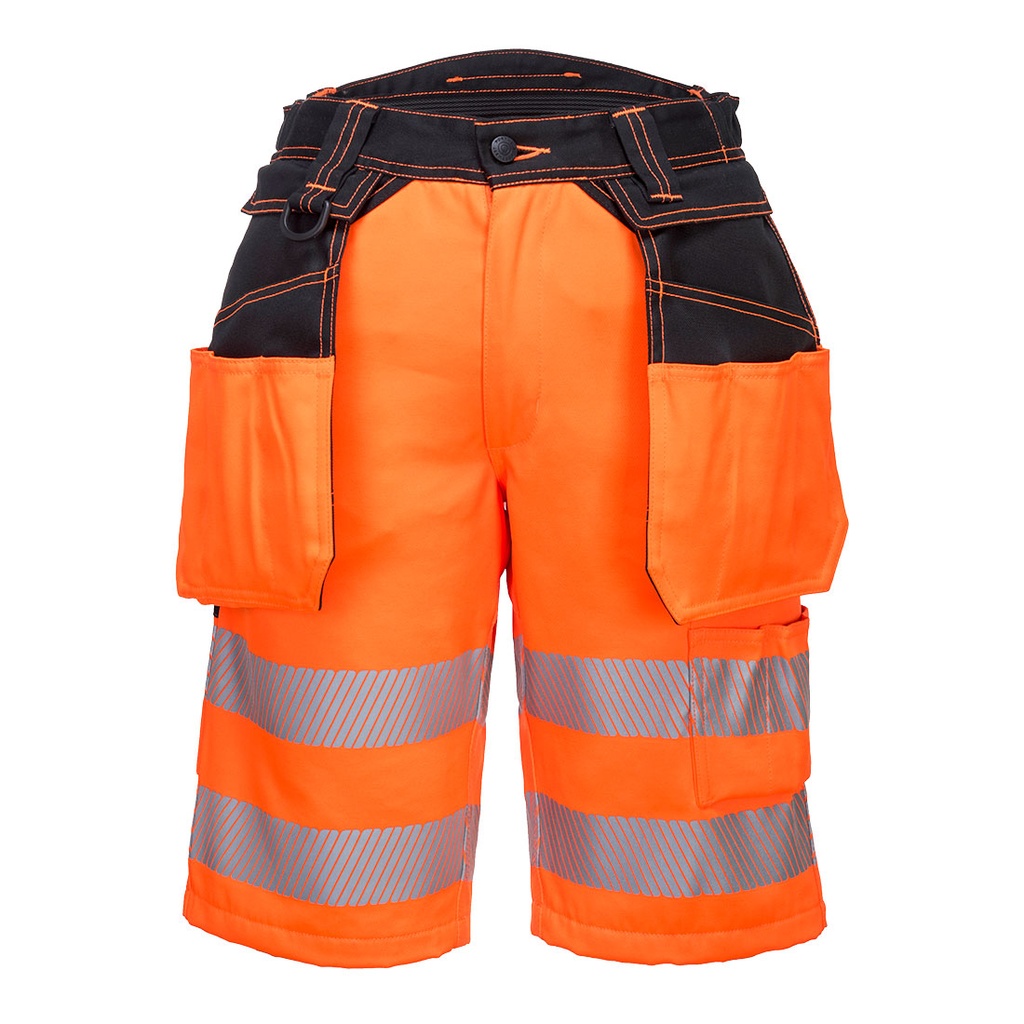 PW343 - Bermuda PW3 Hi-Vis - Orange/Noir