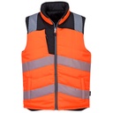 Bodywarmer réversible haute visibilité PW3 - Orange/Noir