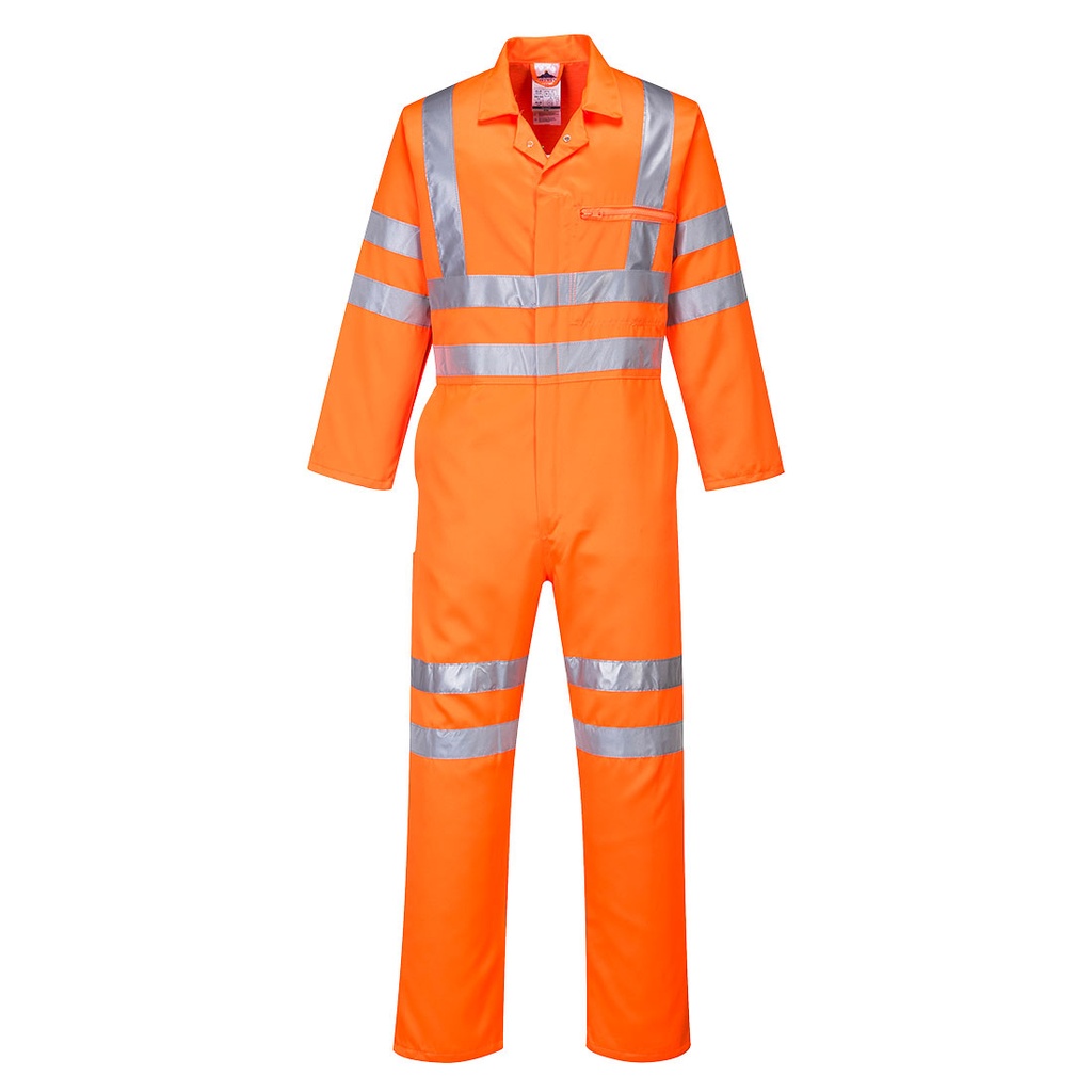 Combinaison Hi-Vis Poly-coton RIS - Standard - Orange