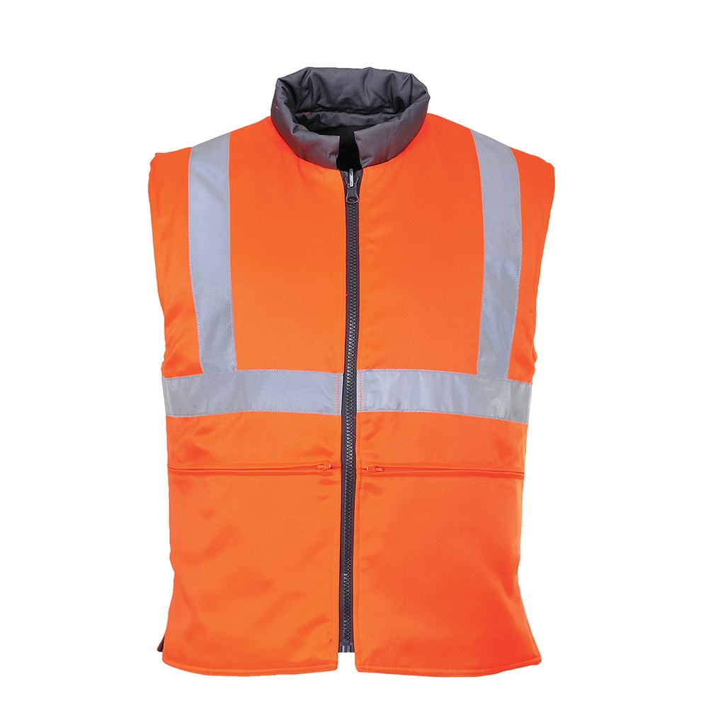 Gilet de froid Réversible RIS - Orange