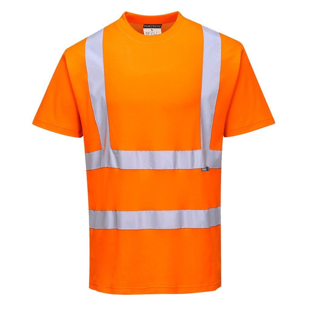 T-shirt Hi-vis MC coton comfort - Standard - Orange