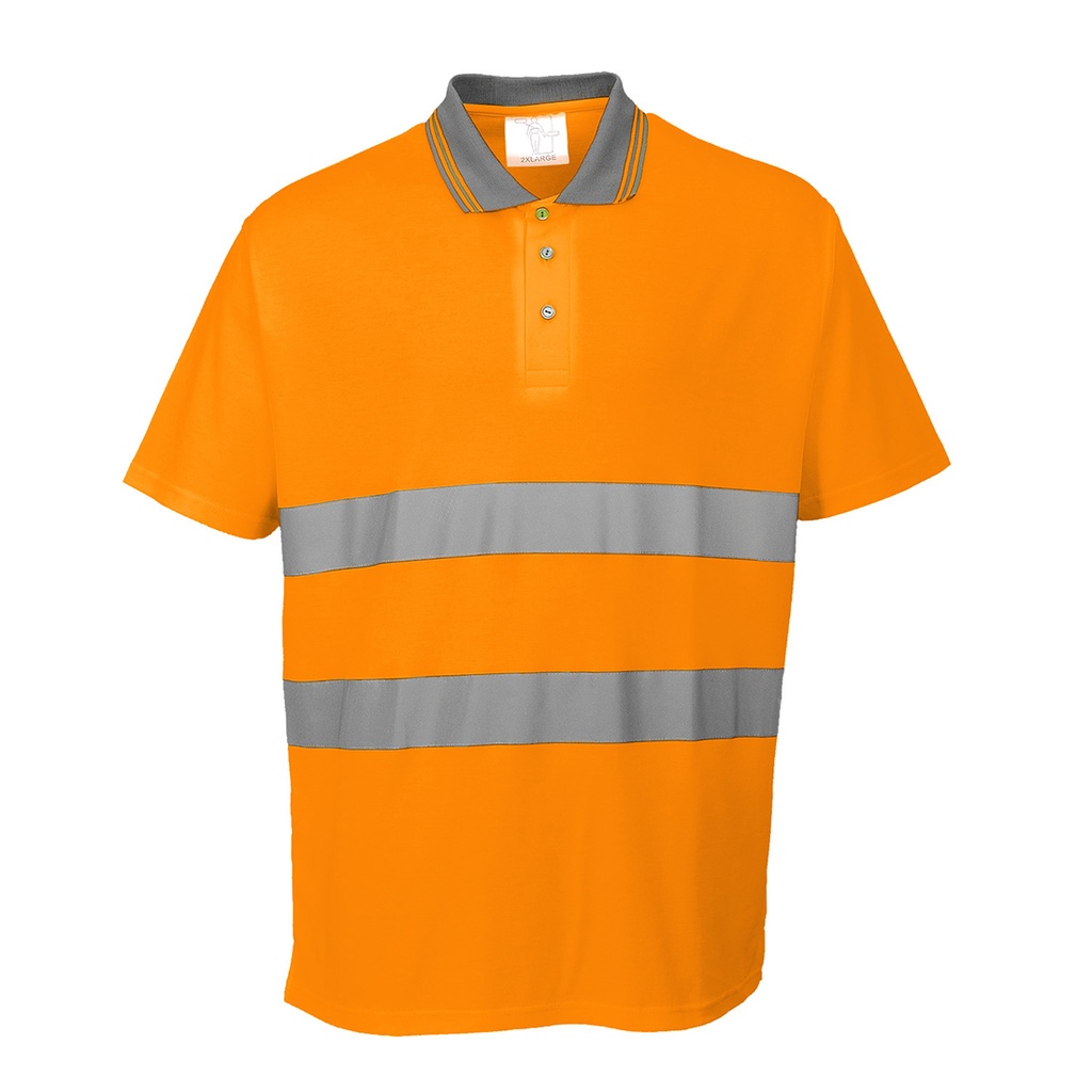 Polo Confort coton - Orange