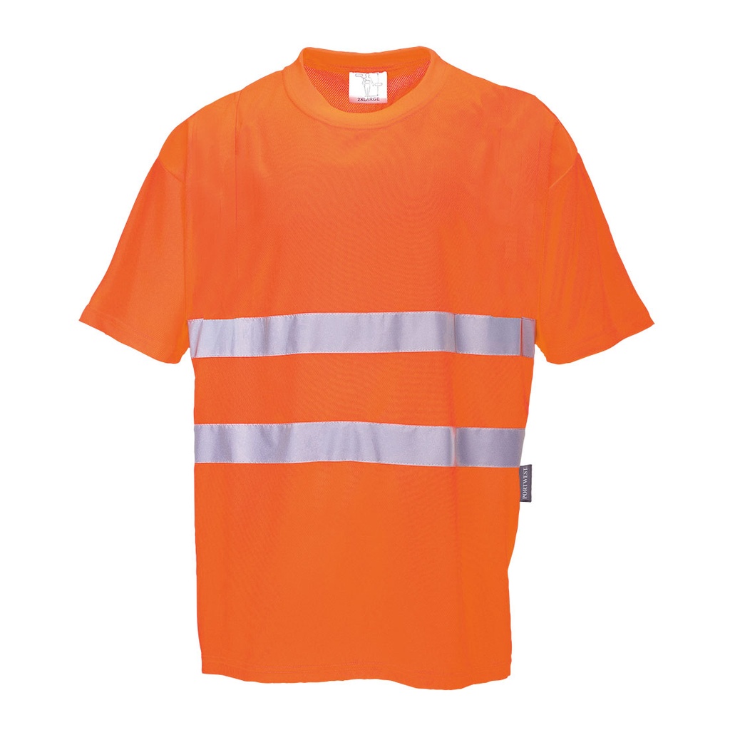 Tee-shirt confort coton - Orange