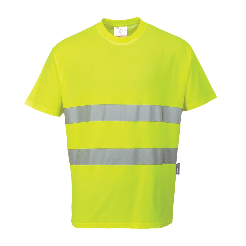 Tee-shirt confort coton - Jaune