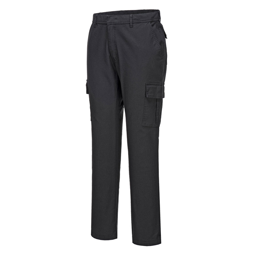 Pantalon combat Slim Stretch - Petit - Noir