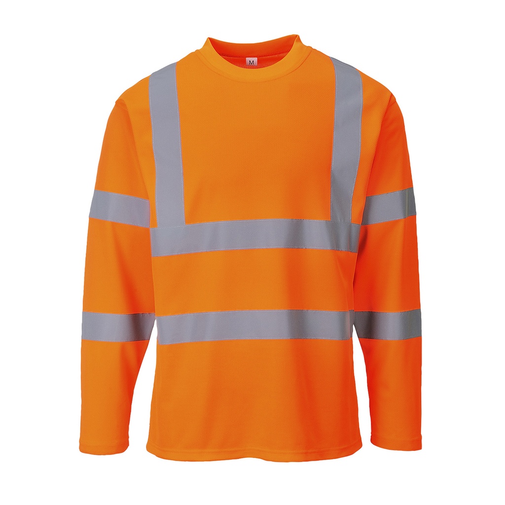 T-Shirt Hi-Vis manches longues - Orange