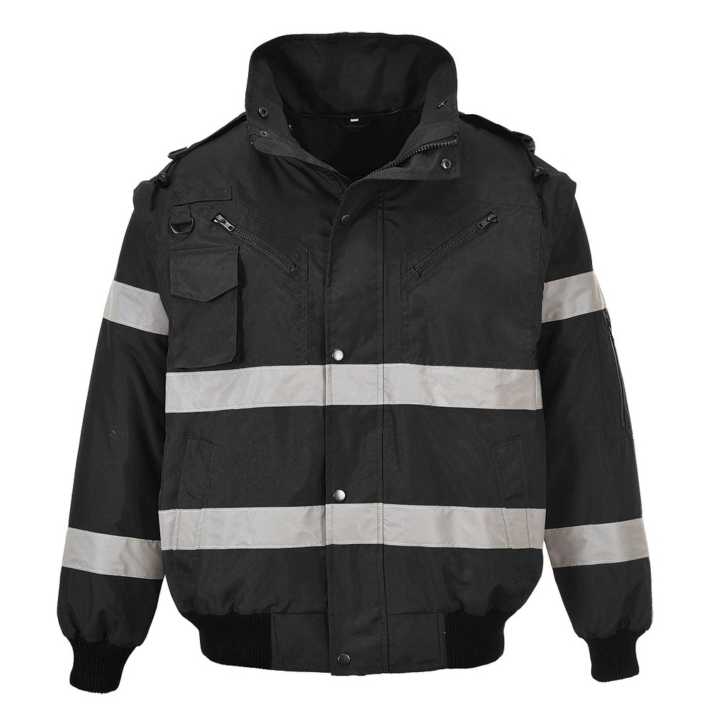 Blouson Bomber iona 3 en 1 - Noir