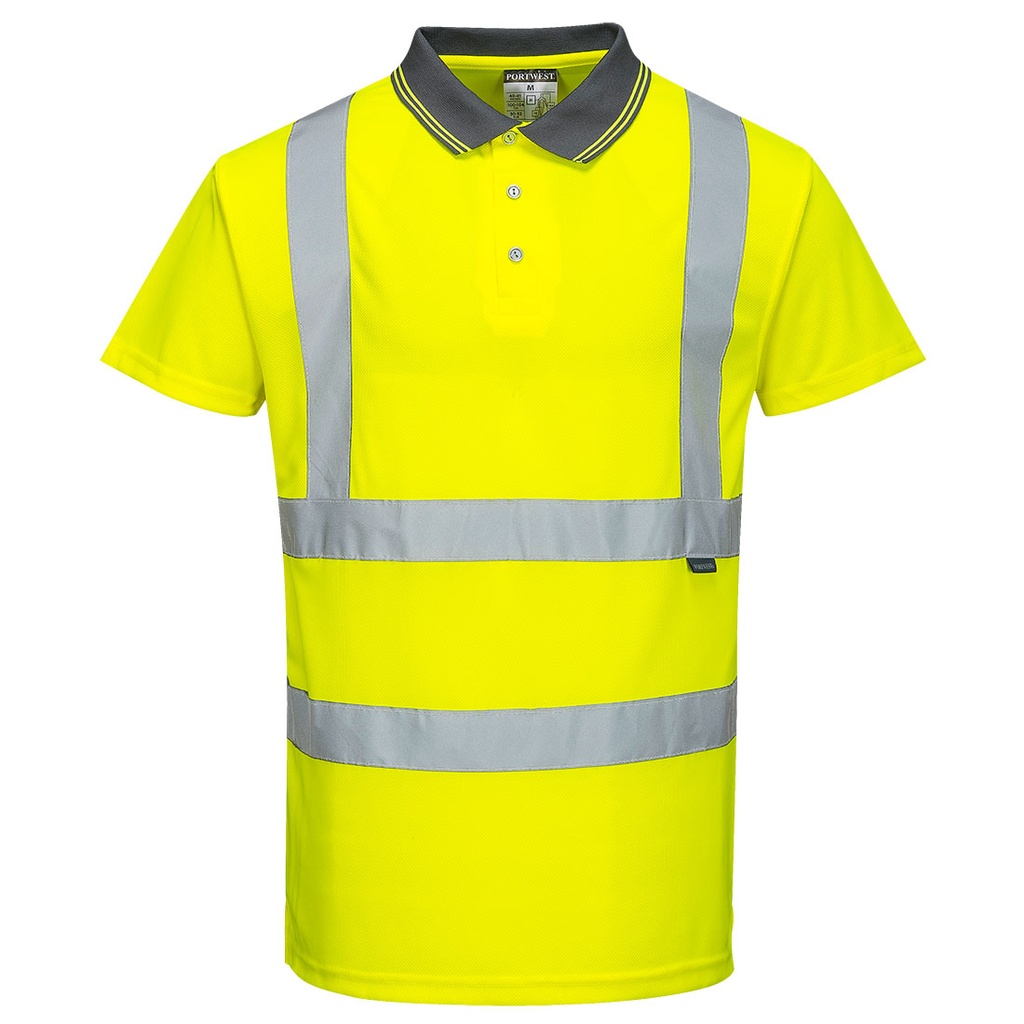 Polo Hi-Vis manches courtes - Standard - Jaune