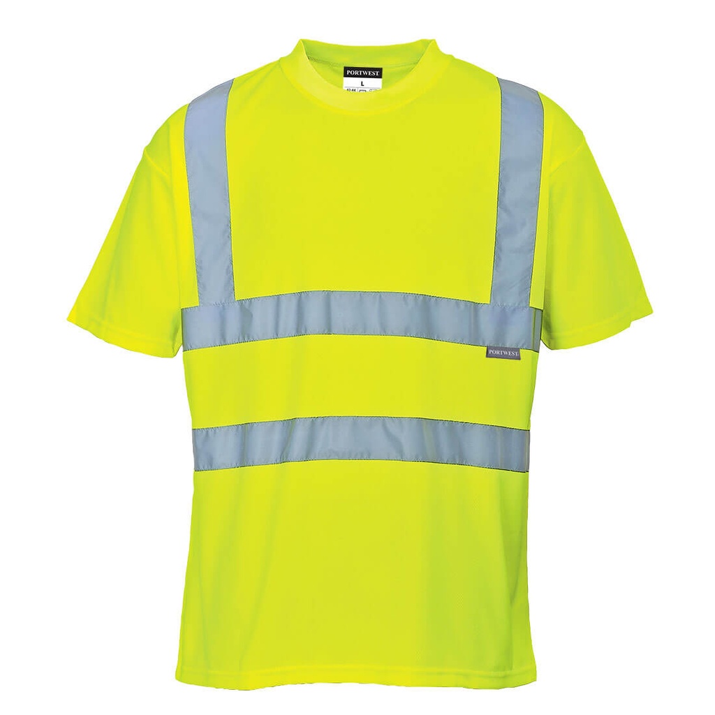 T-Shirt Hi-Vis - Long - Jaune