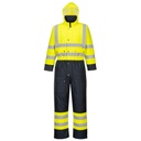 Combinaison Contrast Hi-Vis matelassée - Jaune/Marine