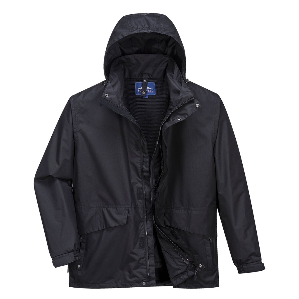 Parka respirante 3 en 1 Argo - Noir