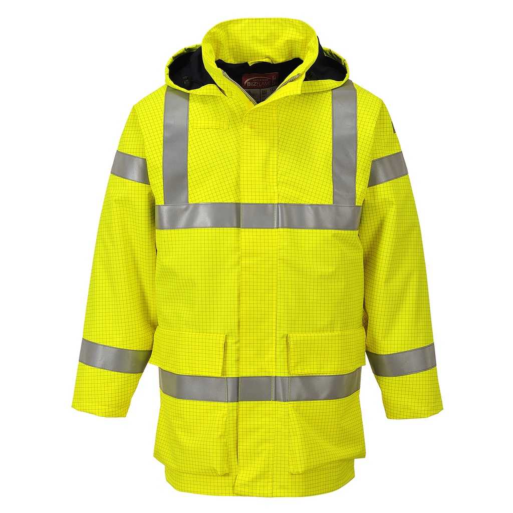 Veste de pluie hi-vis multi lite Bizflame - Jaune