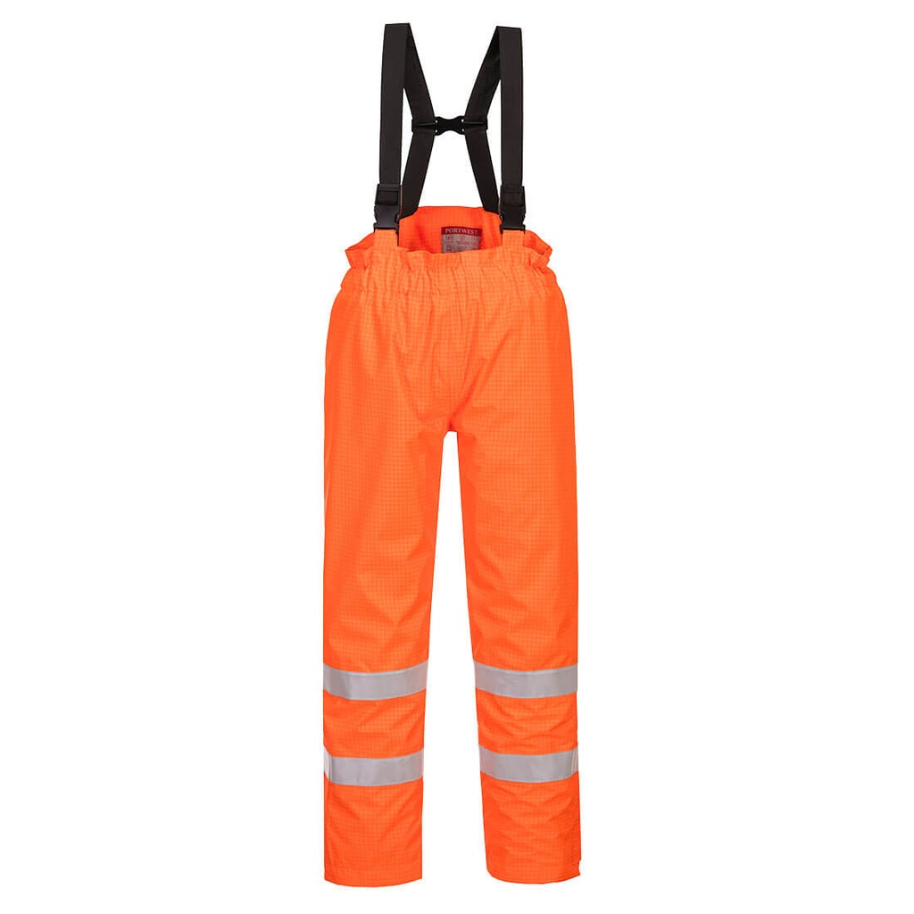 Pantalon Bizflame Rain doublé Hi-Vis FR Antistatique - Orange