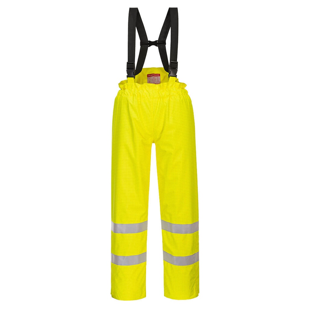 Pantalon Bizflame Rain doublé Hi-Vis FR Antistatique - Jaune