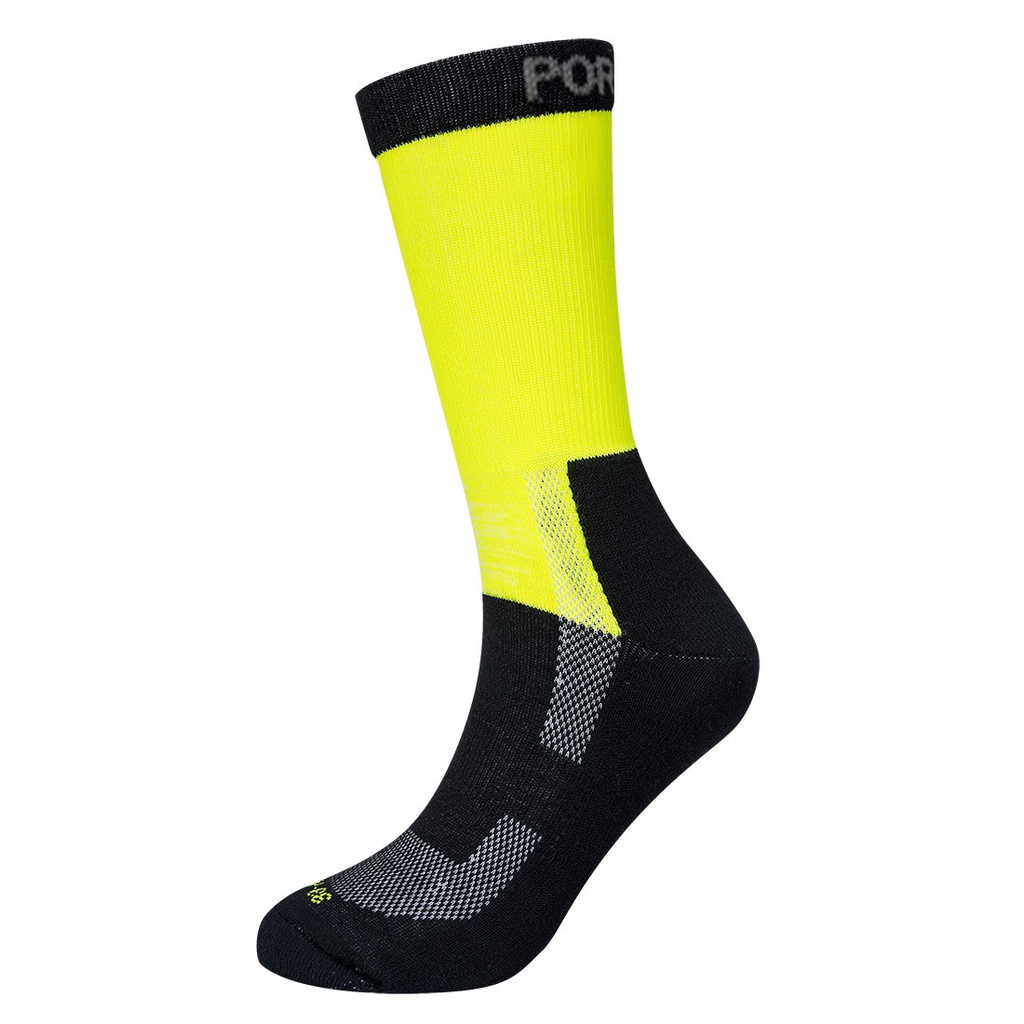 Chaussettes légères haute-visibilité - Jaune