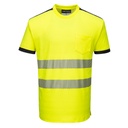 T-Shirt HV PW3 - Jaune/Noir