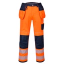 Pantalon HV PW3 poches flottantes - Standard - Orange/Marine