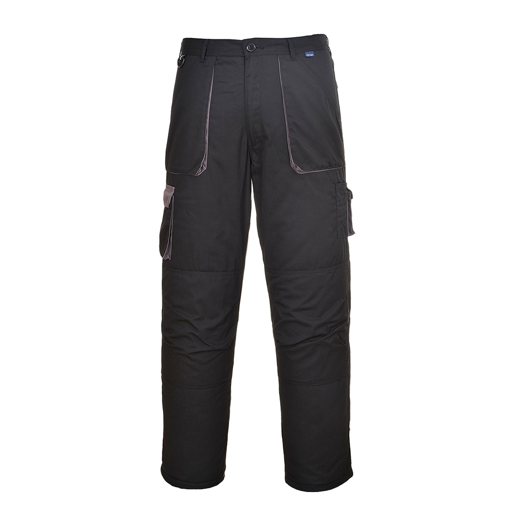 Pantalon Portwest Texo Contrasté matelassé - Noir