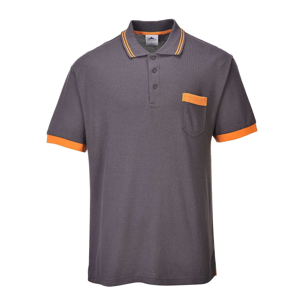 Polo Portwest Texo Contrasté - Gris