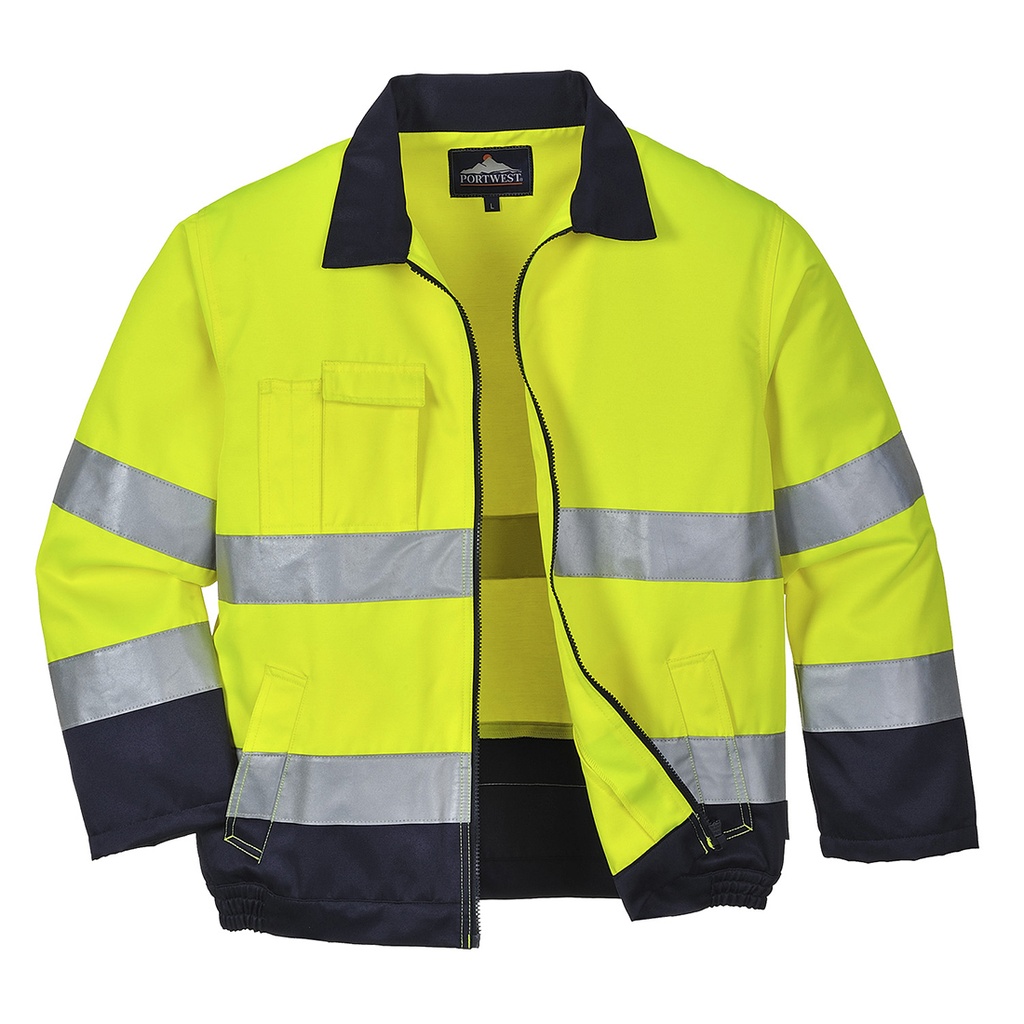 Veste Hi-Vis Madrid - Jaune/Marine