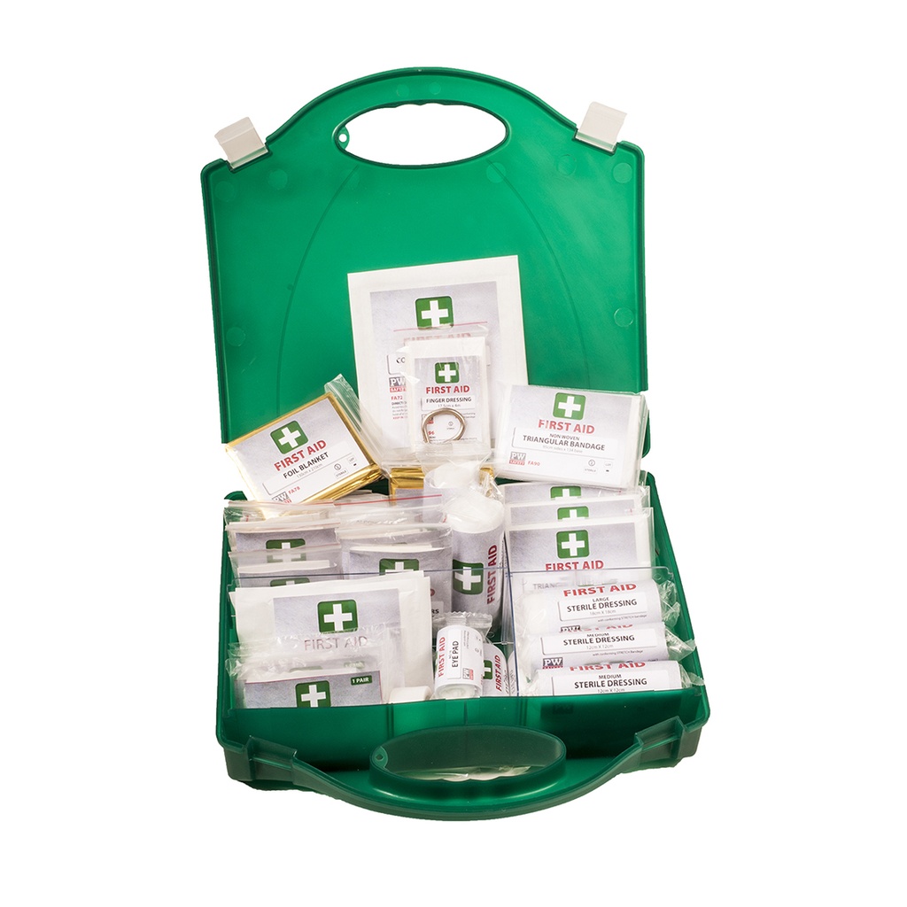 Kit Premier Secours en milieu industriel 100 pers - Vert