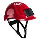 Casque Endurance avec porte-badge - Rouge