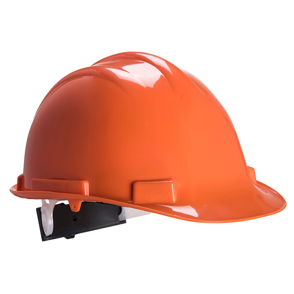 Casque de sécurité Expertbase à crémaillère - Orange