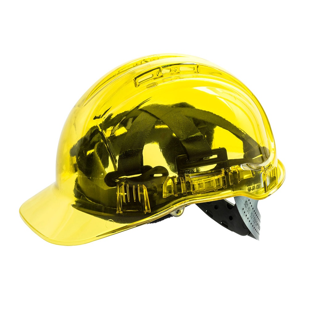 Casque Peak View ventilé - Jaune