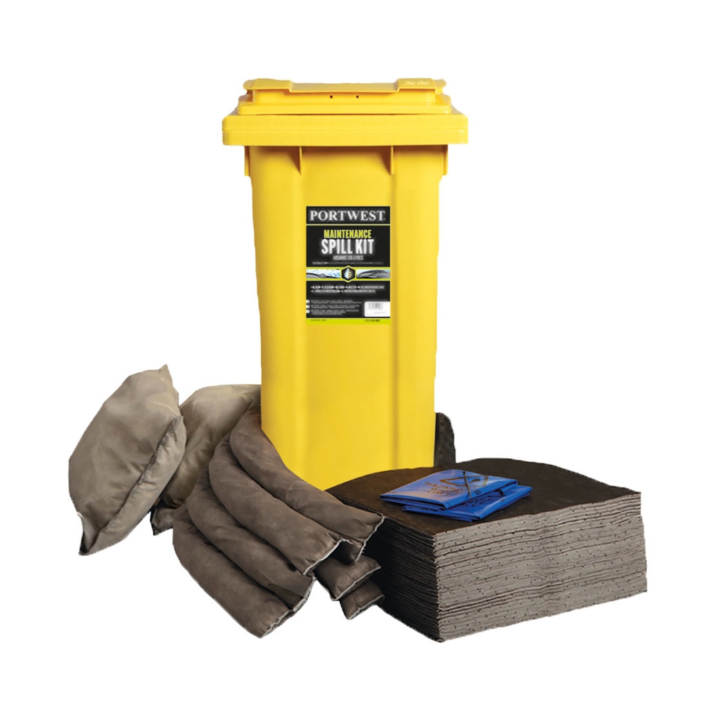 Kit abosrbant de maintenance 120 litres - Gris