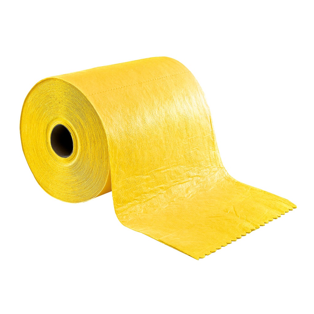 Rouleau d'absorbant produit chimique - Jaune (2 pièces)