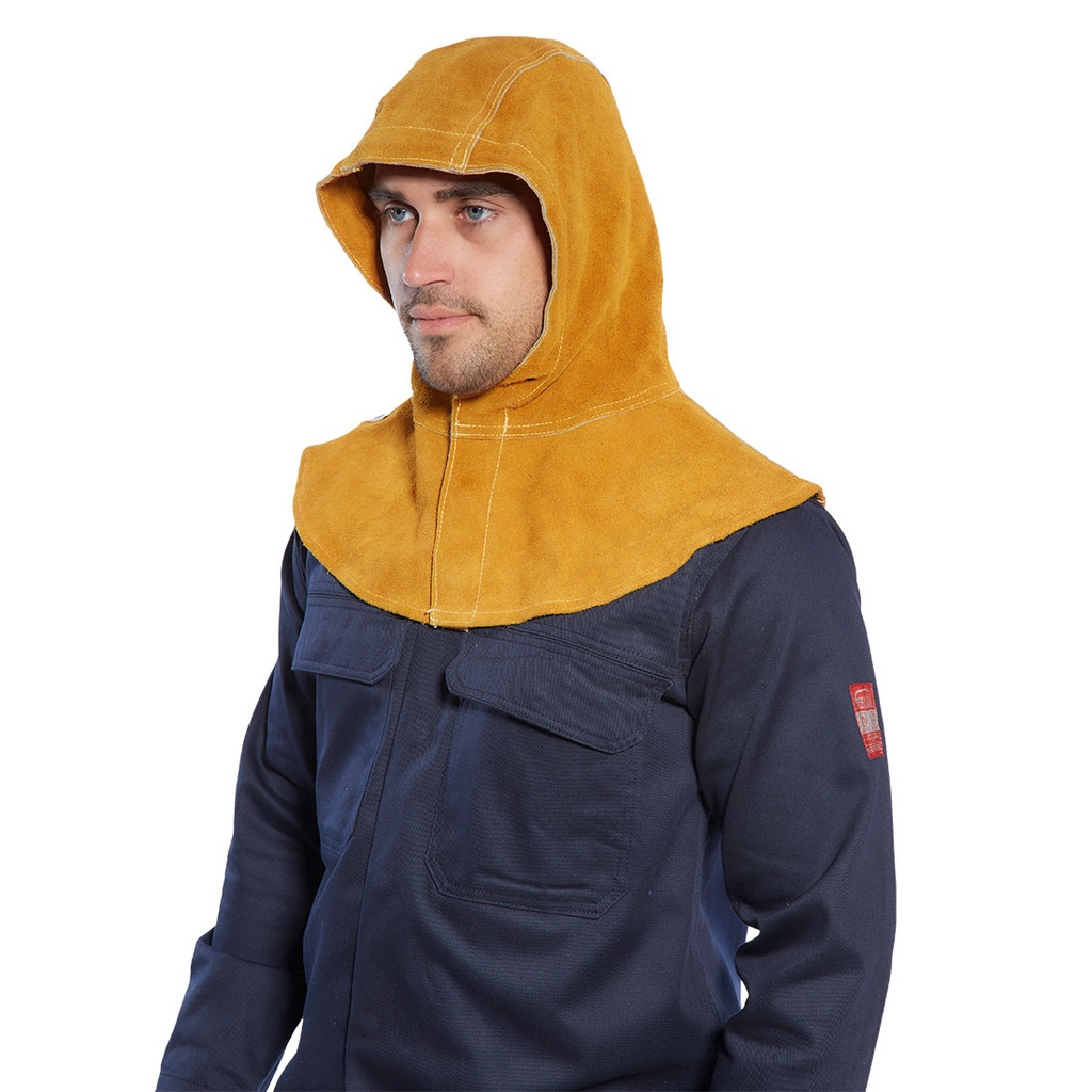 Cagoule en cuir - Bronze