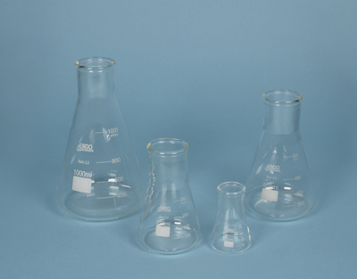 Erlenmeyer flask ECO wide neck, borosilicate glass