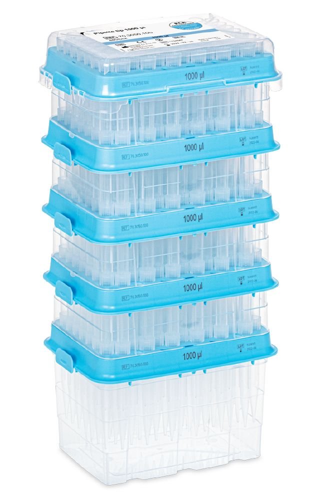 Pointe de pipette, 1000 µl, transparente (Tip m tray), 1920 pcs