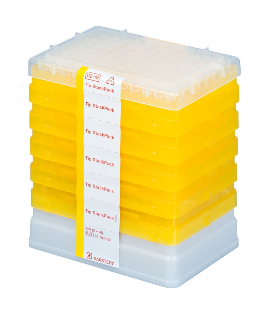 Pointe de pipette, 200 µl, transparente (Tip s tray), 1920 pcs