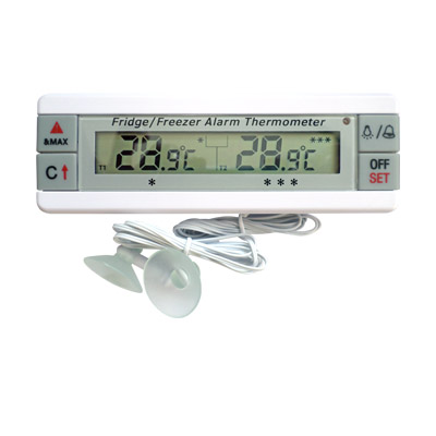 Thermomètre Digital Frigo/Congélateur -40+70°C / -40+158°F : 0.1° double sonde, 10 pièces