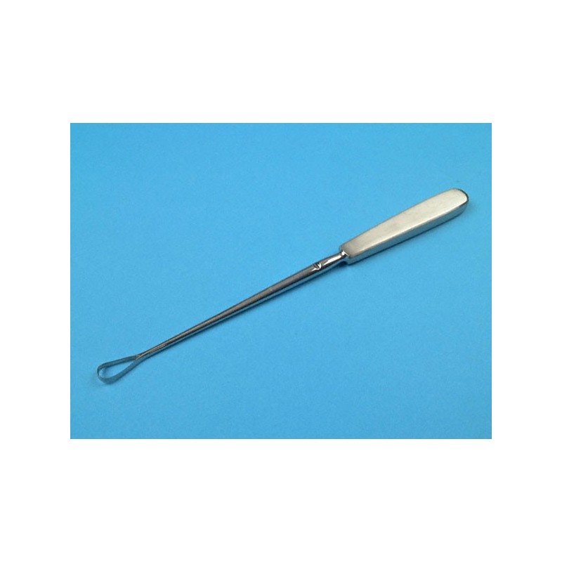 Curette Utérine Sims, tranchante, 25 cm x 10 mm