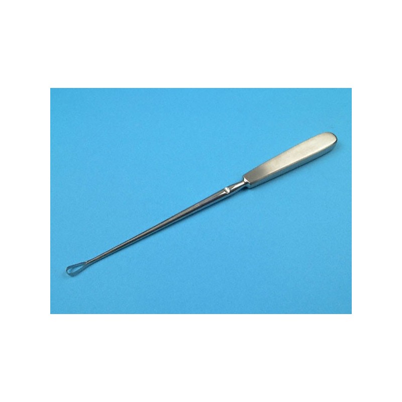 Curette Utérine Sims, tranchante, 25 cm x 6 mm