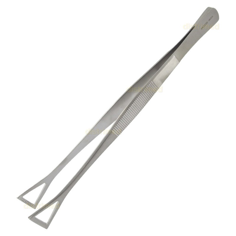 Pince Dissection de Collin Duval, 20 cm, triangulaire, 23 mm