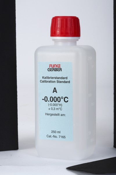 Standard de calibrage „A“-0,000 °C, 250 ml en bouteille PE